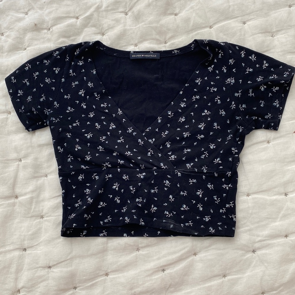 Flower Brandy Melville crop top